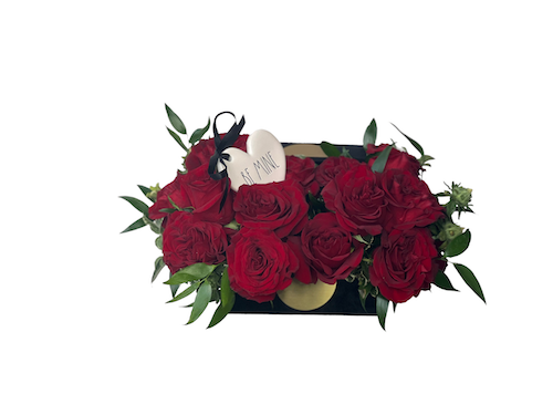 red roses jewelry box